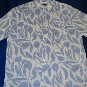 H&M floral Button Up